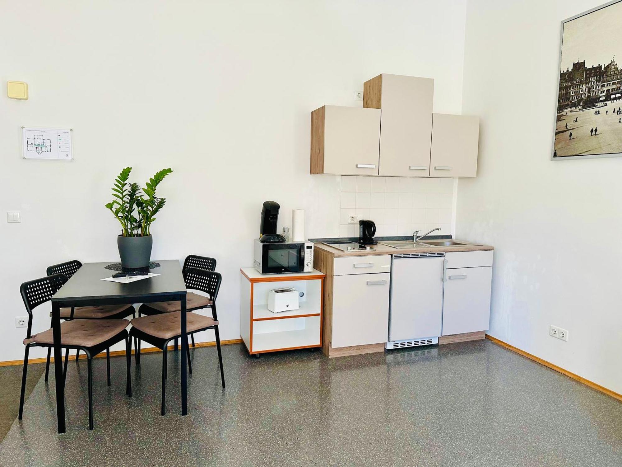 Ferienwohnungen Und Apartmenthaus Halle Saale - Villa Mathilda Exterior foto